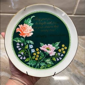 Vintage anniversary Plate